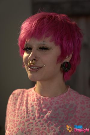 Sarina's Romantic Rendezvous: Trans Redhead Teases Blonde Girlfriend - Photo 8