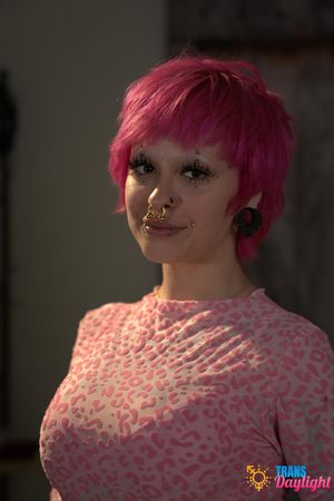 Sarina's Romantic Rendezvous: Trans Redhead Teases Blonde Girlfriend - Photo 9