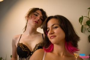 Mari Foxxx and Cherry Blosom Girl's Romantic Bareback Encounter - Photo 164