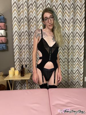 Slender Teen Trans Natalie Stone Loves A Massage And Happy Ending - Photo 20