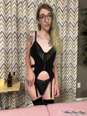 Slender Teen Trans Natalie Stone Loves A Massage And Happy Ending - Photo 23