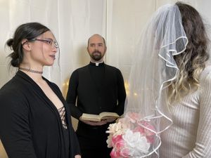 Hot Trans Couple Have Shotgun Wedding - Photo 179