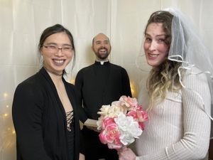 Hot Trans Couple Have Shotgun Wedding - Photo 186