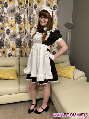 Trans Maids Go Bareback On The Job - Photo 1