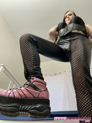 Trans Bandmates Strip For Handjobs And Bareback - Photo 356