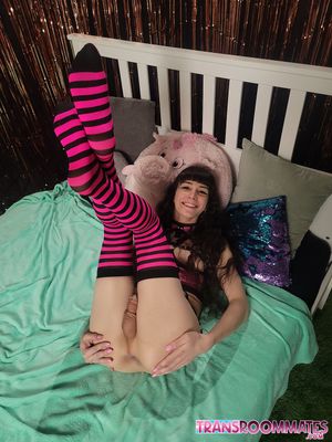 Slender Trans Livi Doll Craves Bareback Anal - Photo 225