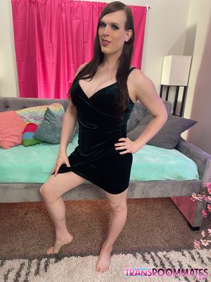 Slender Trans Gets Bareback From Her Crush - Photo 71