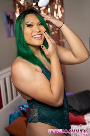 Trans Dom Roxxie Moth Tests Out Her Two New Subs - Photo 133