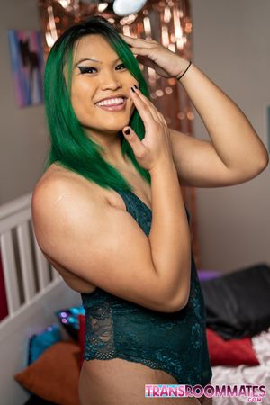 Trans Dom Roxxie Moth Tests Out Her Two New Subs - Photo 134