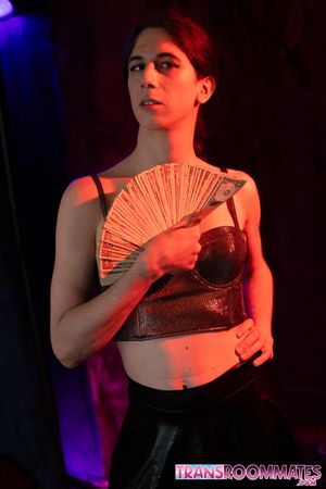 Trans Strippers Go Bareback In The Back Room - Photo 266