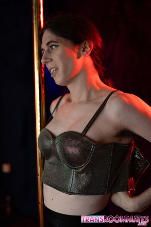 Trans Strippers Go Bareback In The Back Room - Photo 322