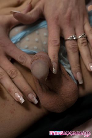 Busty Trans Takes Bareback On Her First Day At Work - Photo 138