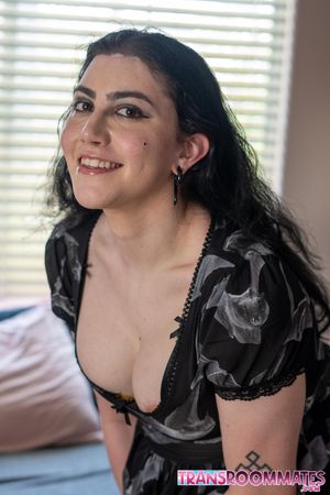 Curvy Trans Bambi Hart Hard Anal Pounding by Horny Roomate - Photo 296
