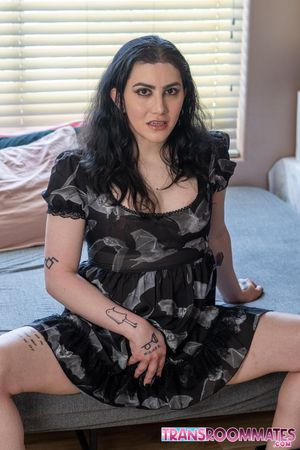 Curvy Trans Bambi Hart Hard Anal Pounding by Horny Roomate - Photo 309