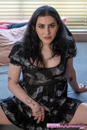 Curvy Trans Bambi Hart Hard Anal Pounding by Horny Roomate - Photo 310