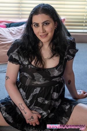 Curvy Trans Bambi Hart Hard Anal Pounding by Horny Roomate - Photo 311