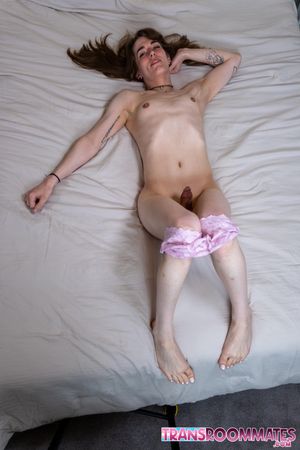 Petite Trans Kawaii Fiona Fucks a Submissive Trans Puppy-Girl - Photo 69