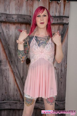 Trans Chastity Beauties Tease With Toys - Photo 1
