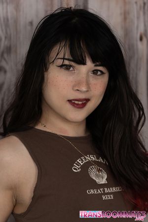 Cailey loses her virginity to Sarina in the most passionate way — ending with cum on her perfect girl cock - Photo 102