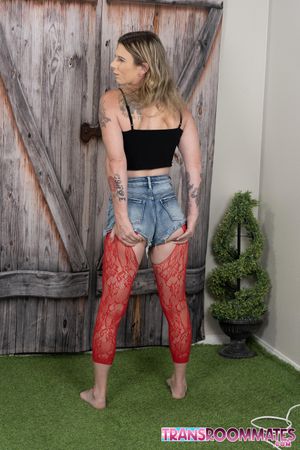 Aurora and Erotica suck tits, trade blowjobs, then fuck in side, doggy, missionary before cumshot lands on cock - Photo 24