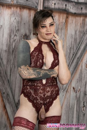 Busty Trans Lana Vesper Earns Massive Facial From Mia Macana - Photo 114