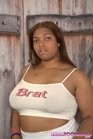 Interracial Trans Chanel and Jade Intense Blowjob And Anal - Photo 471