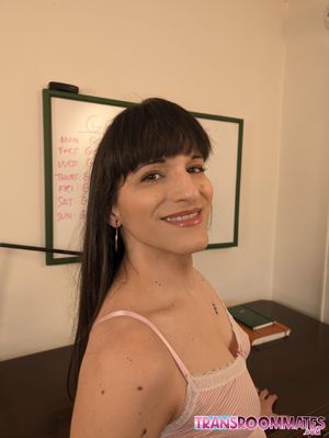 Blake Lovely's Lingerie Trans Anal Lesson with Mia Macana - Photo 101