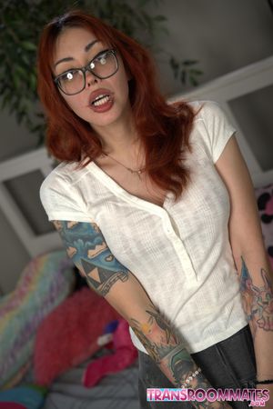 Passionate Trans Teens Explore Bareback Pleasure - Photo 101
