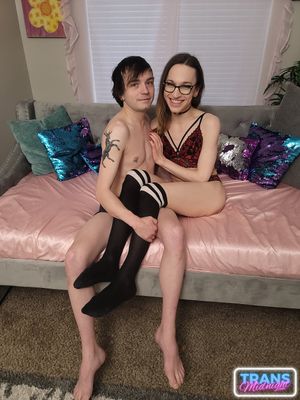 Petite Trans Emily Adaire Climaxes To Bareback - Photo 65