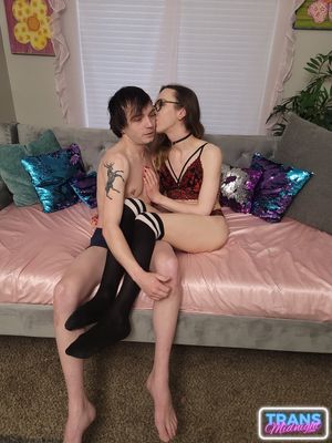 Petite Trans Emily Adaire Climaxes To Bareback - Photo 69