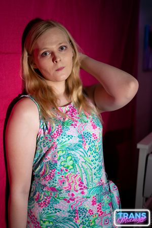 Hot Blonde Trans Sophia Bun Hungers For Bareback - Photo 35