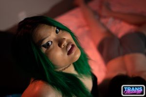 Asian Trans Angel Genesis Green Loves Turning On - Photo 98