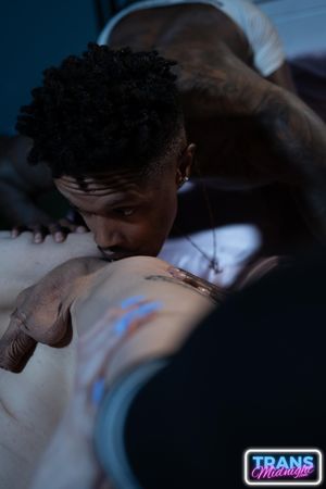 Busty Trans Aphrodite Adams BBC Bareback - Photo 108