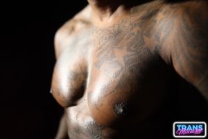 Busty Trans Elizabelle Dixie Takes Cum And BBC - Photo 115