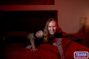 Cute Blonde Trans Jade Juniper Loves BBC Creampie - Photo 81