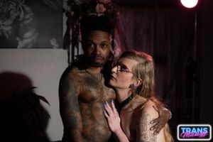 Sexy Trans Thea Daze Wants BBC Bareback Anal Creampie - Photo 125