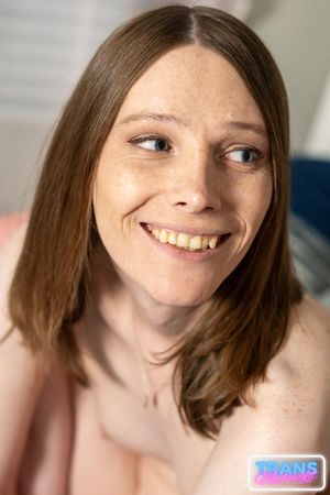 Skinny Teen Trans Tastes Cum after an Intense BBC Bareback - Photo 66