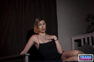 Beautiful Trans Bareback Anal with Her New Boss - Photo 38