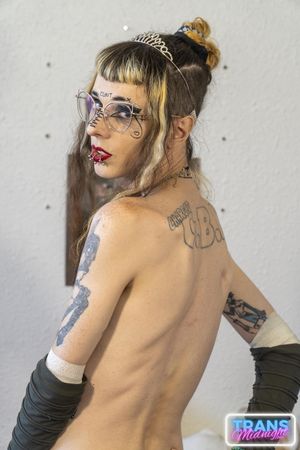 Skinny Trans Vikki Vexxx Gets Ravaged by Peter Hook - Photo 100