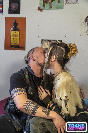 Skinny Trans Vikki Vexxx Gets Ravaged by Peter Hook - Photo 168