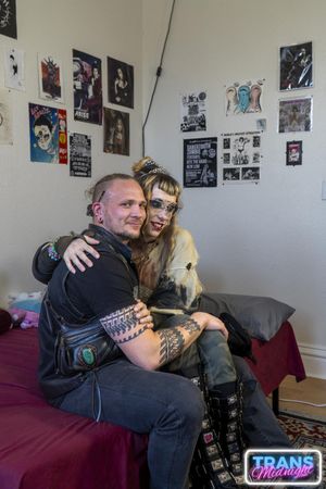 Skinny Trans Vikki Vexxx Gets Ravaged by Peter Hook - Photo 185