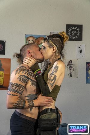 Skinny Trans Vikki Vexxx Gets Ravaged by Peter Hook - Photo 190