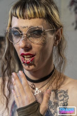 Skinny Trans Vikki Vexxx Gets Ravaged by Peter Hook - Photo 292