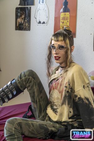 Skinny Trans Vikki Vexxx Gets Ravaged by Peter Hook - Photo 38
