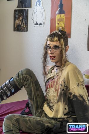 Skinny Trans Vikki Vexxx Gets Ravaged by Peter Hook - Photo 39