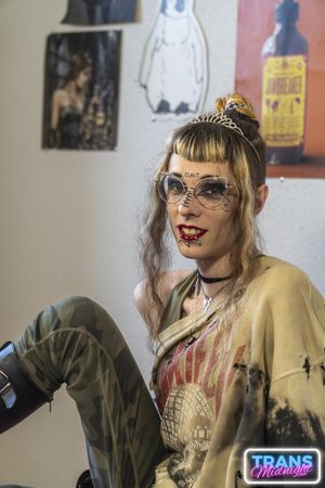 Skinny Trans Vikki Vexxx Gets Ravaged by Peter Hook - Photo 41