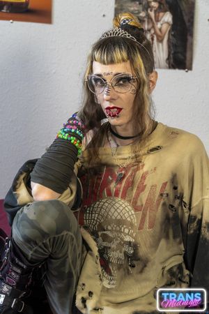 Skinny Trans Vikki Vexxx Gets Ravaged by Peter Hook - Photo 53