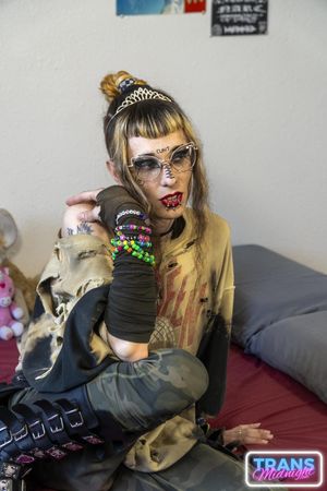 Skinny Trans Vikki Vexxx Gets Ravaged by Peter Hook - Photo 57