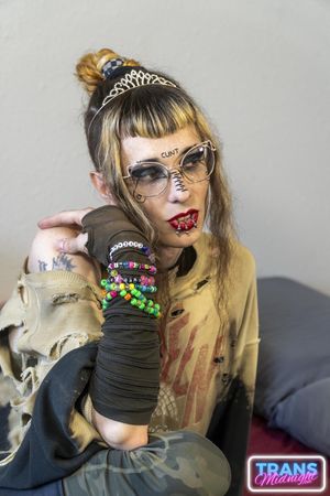Skinny Trans Vikki Vexxx Gets Ravaged by Peter Hook - Photo 58
