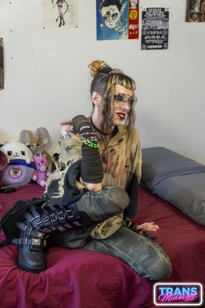 Skinny Trans Vikki Vexxx Gets Ravaged by Peter Hook - Photo 59
